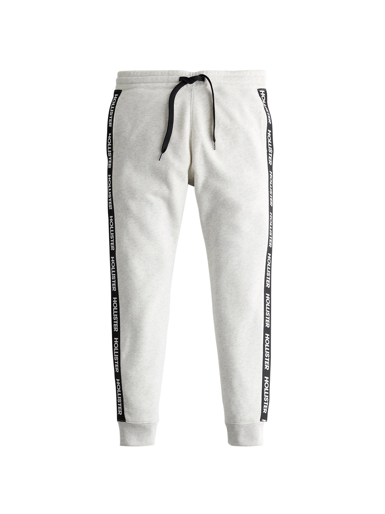 HOLLISTER Kelnės  šviesiai pilka / balta / juoda