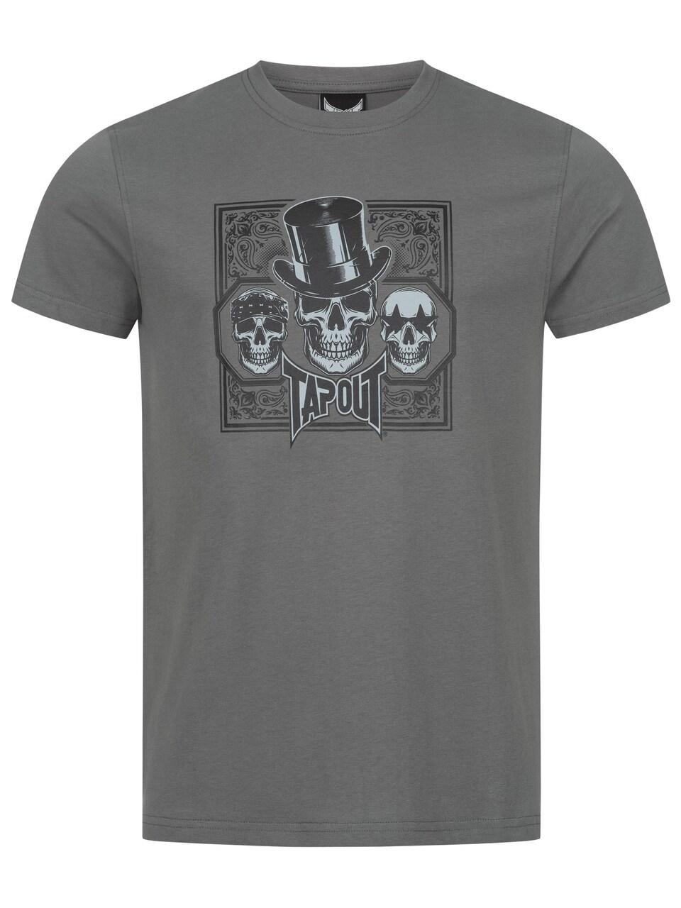 T-shirt ' Skull' grå / svart