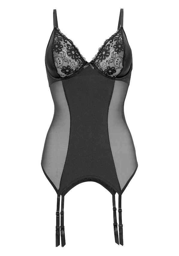 PETITE FLEUR GOLD, Korzet, černá, obrázek 1 z 4