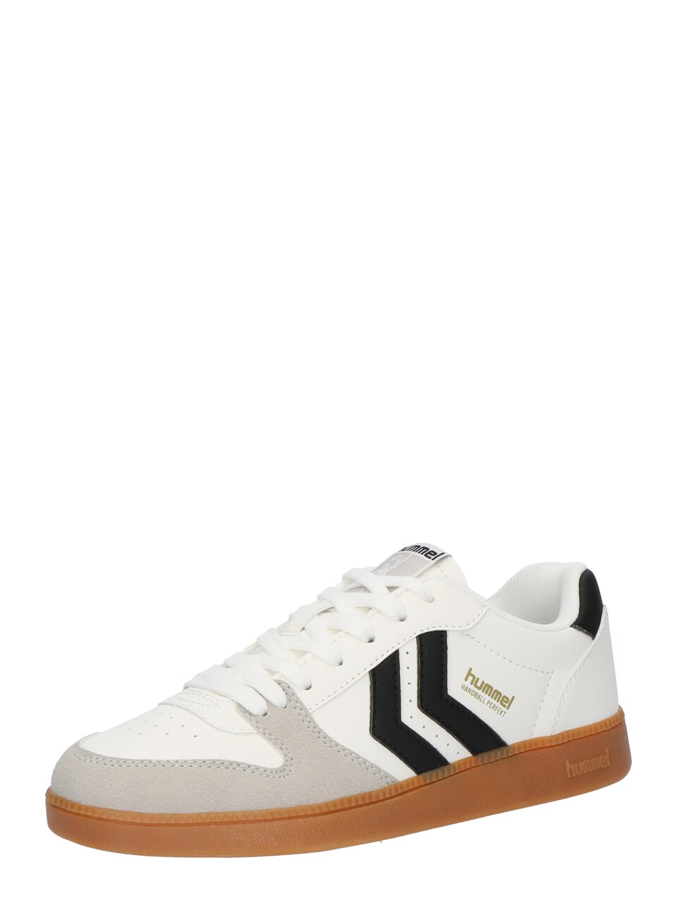 Låg sneaker 'Perfect' guld / greige / svart