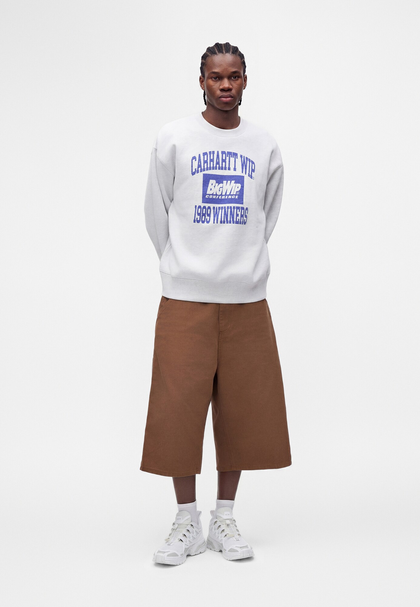 Carhartt WIP Sudadera 'Winners'  azul / gris claro – imagen 4