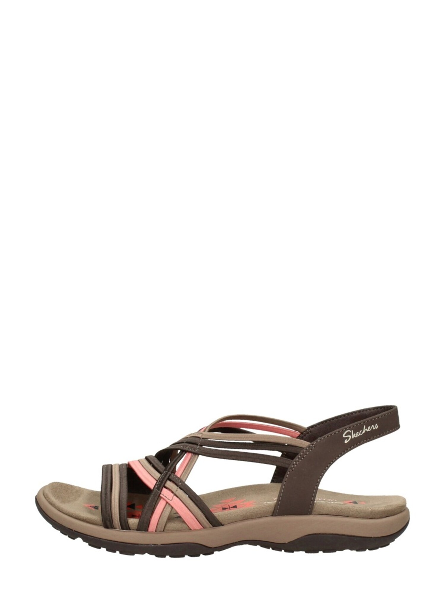 Skechers Sandaal 'Reggae Slim - Simply Stretch' Donkerbruin