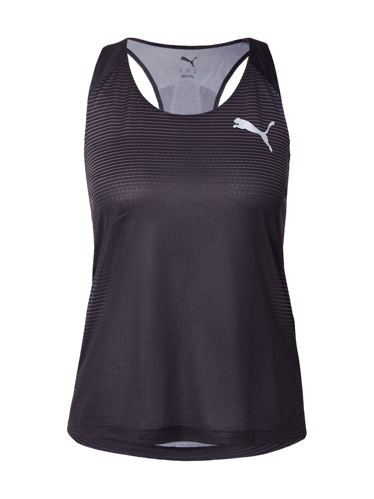 PUMA Športový top 'ULTRASPUN'  čierna