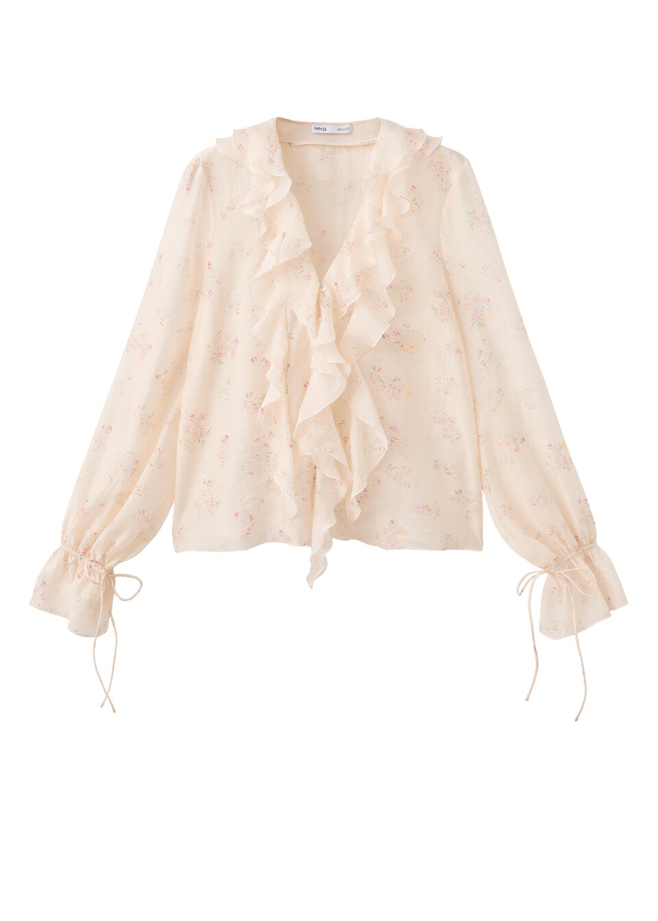 Blus 'LAILA' pastellgrön / rosé
