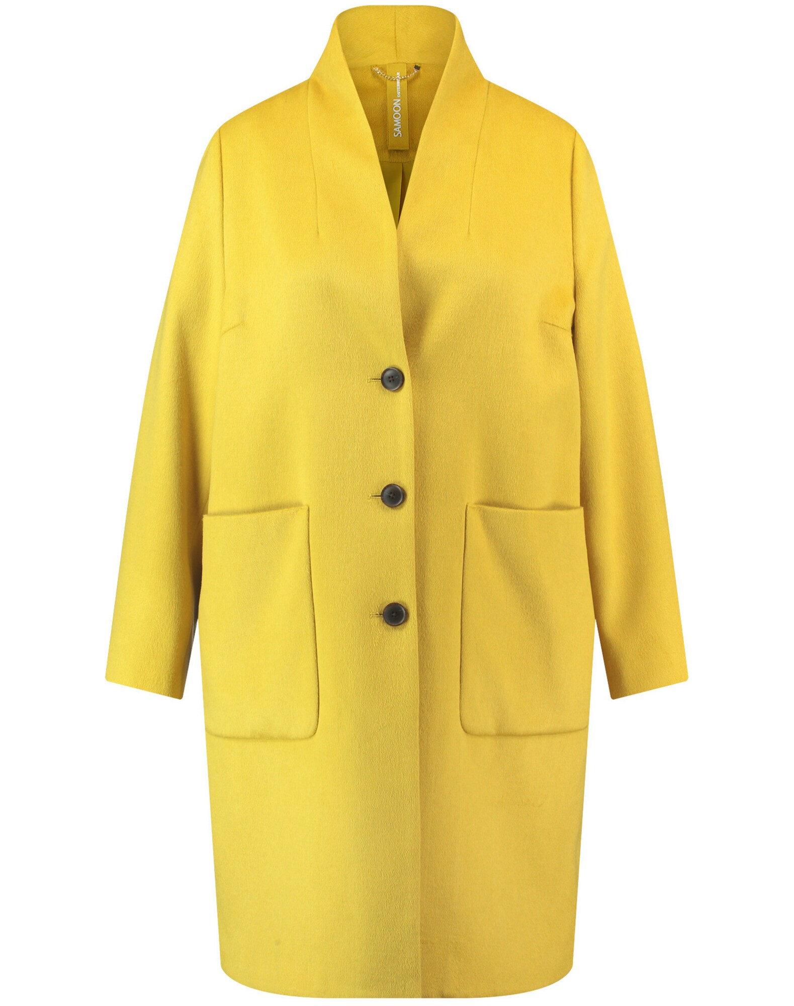 SAMOON Demisezoninis paltas geltona