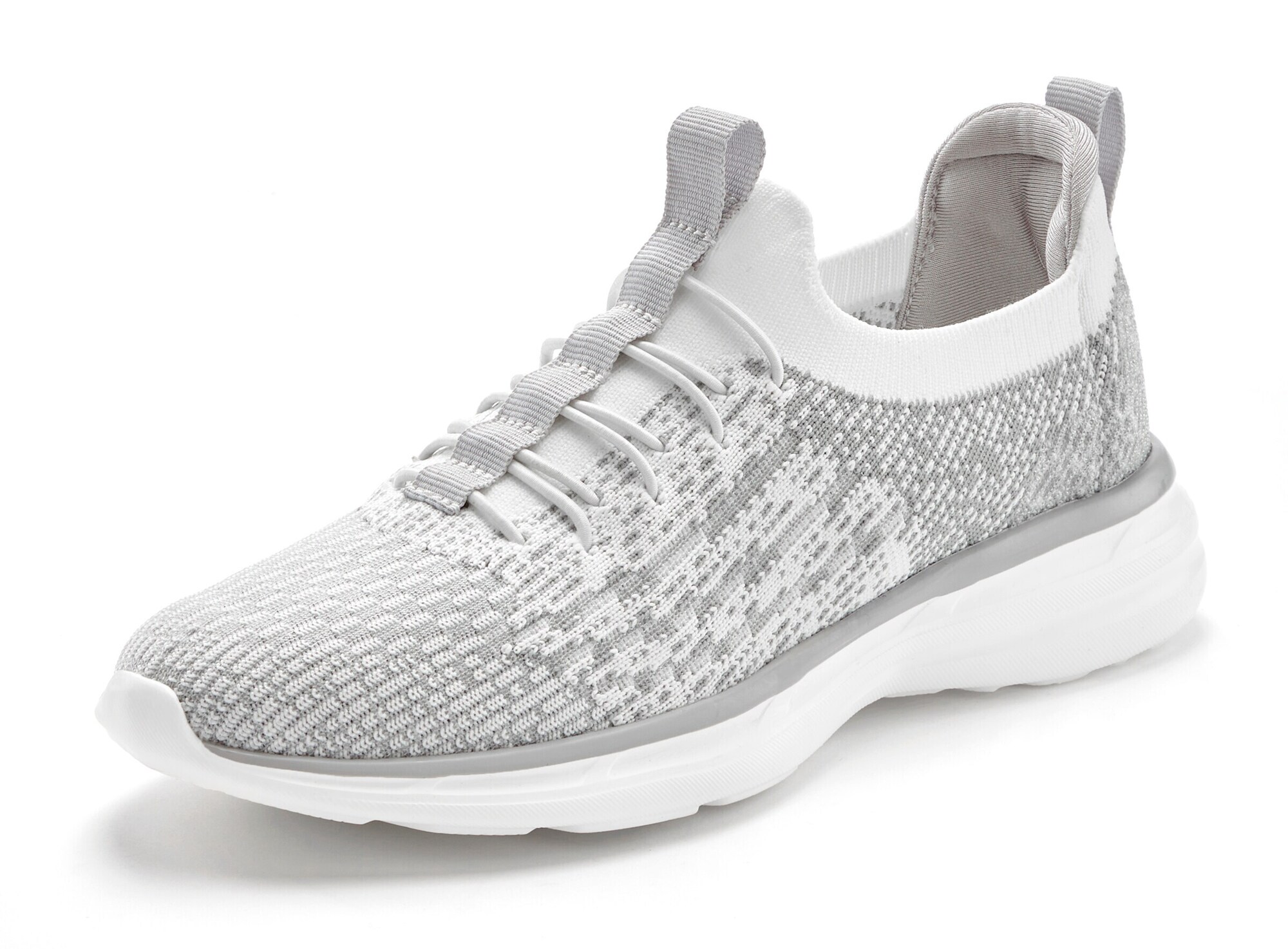 LASCANA Teniși  gri / alb