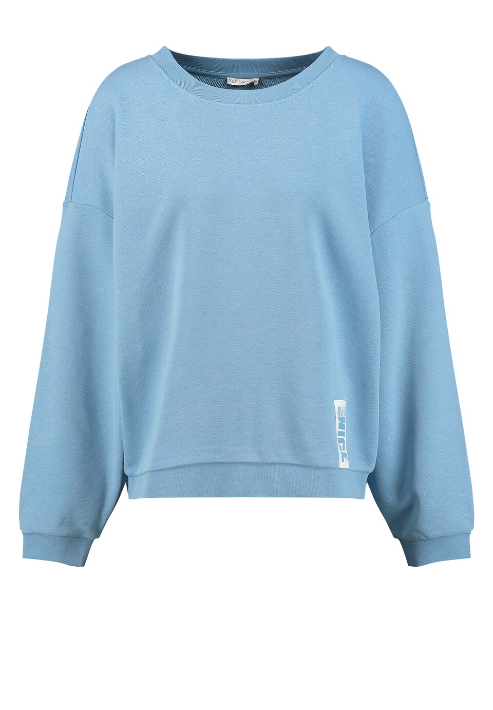 Sweatshirt ' HARMONY ' ecru / blå