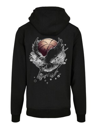 F4NT4STIC Sweatshirt ‘Basketball Adler’ Gemengde kleuren / Zwart