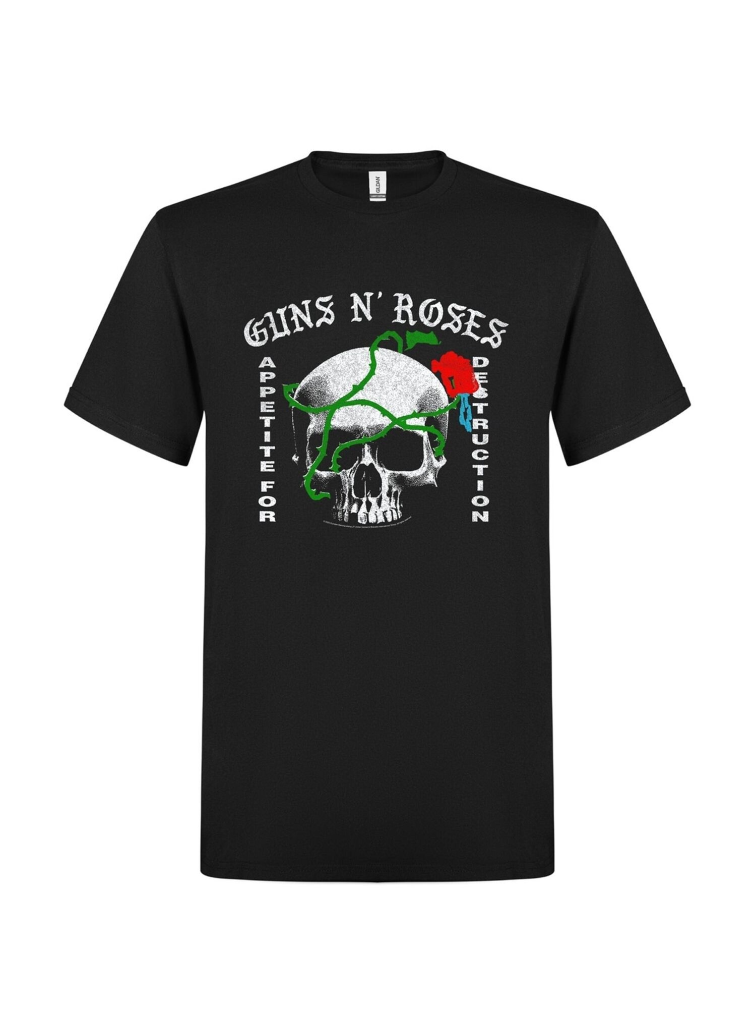GUNS N' ROSES Camiseta 'Guns N´ Roses Skull Revision T-Shirt' negro – imagen 1