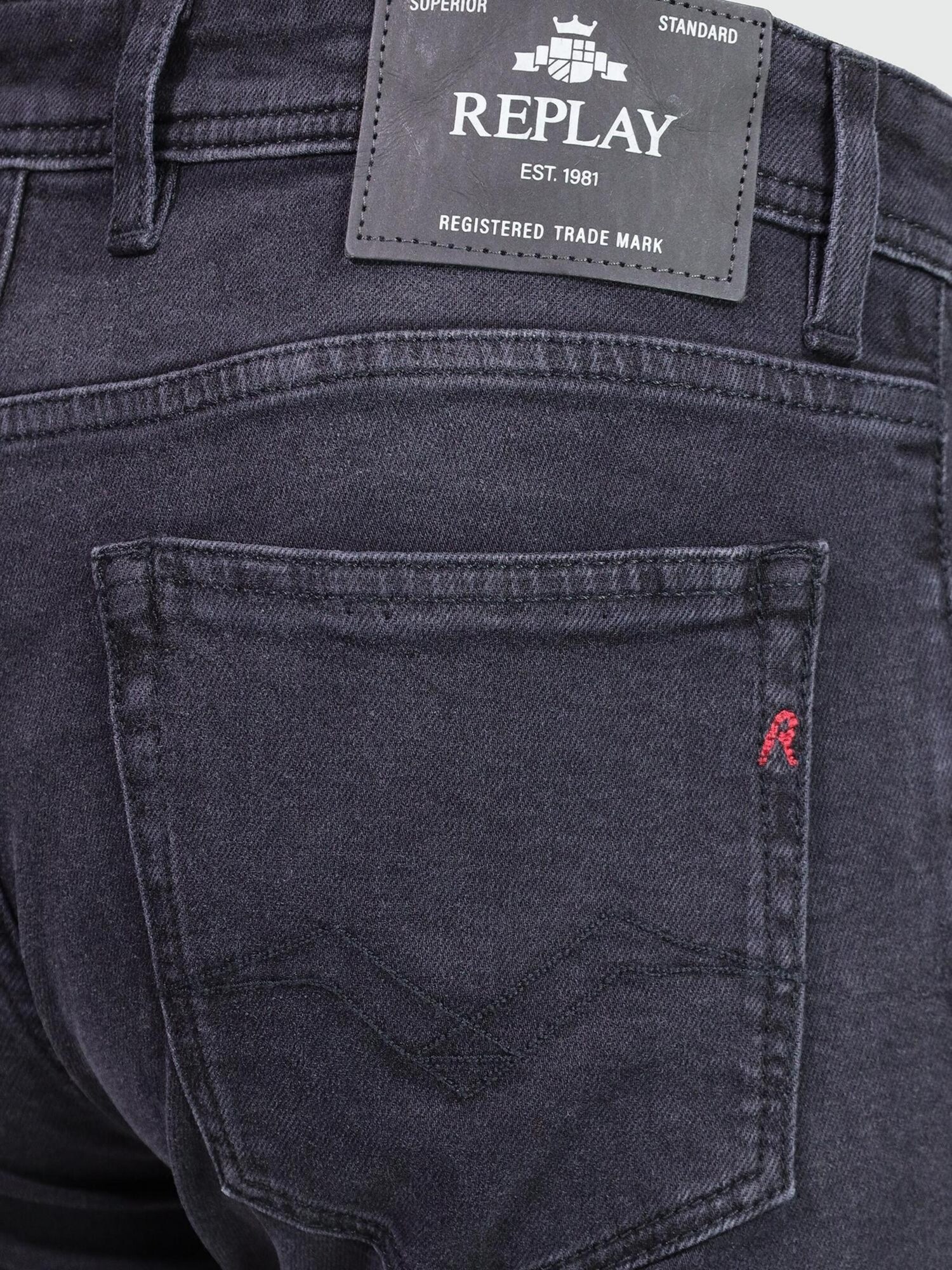 REPLAY Vaquero 'GROVER M0972 .000.719 210'  negro – imagen 4