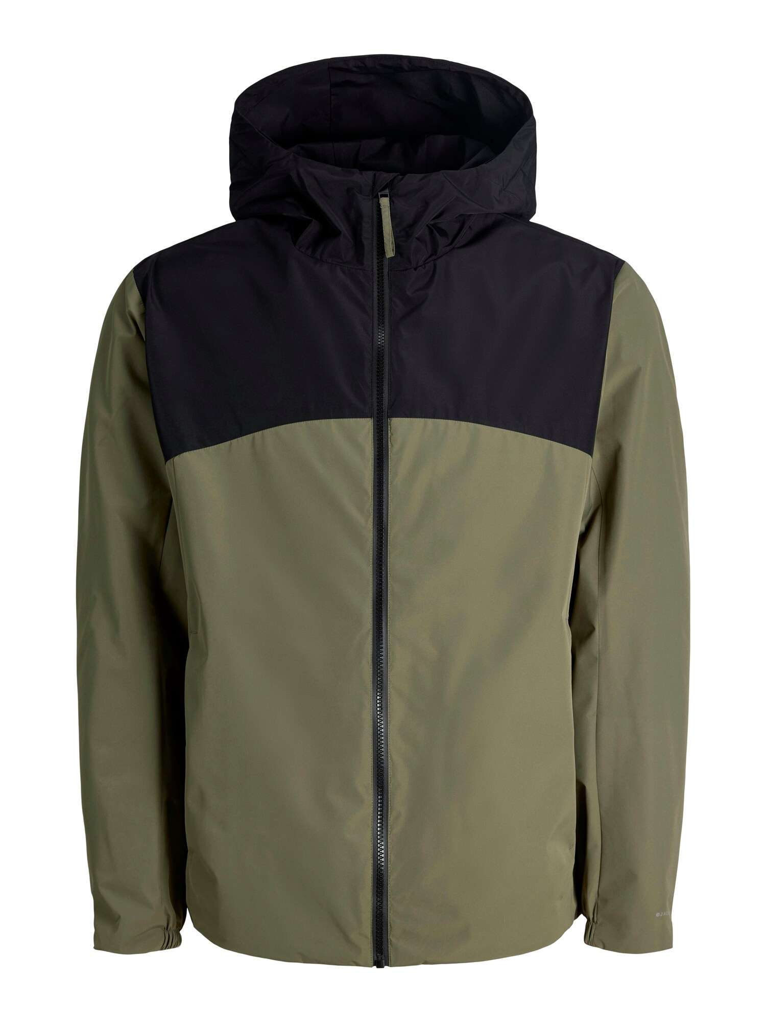 JACK & JONES Geacă de primăvară-toamnă JJESoho  oliv / negru