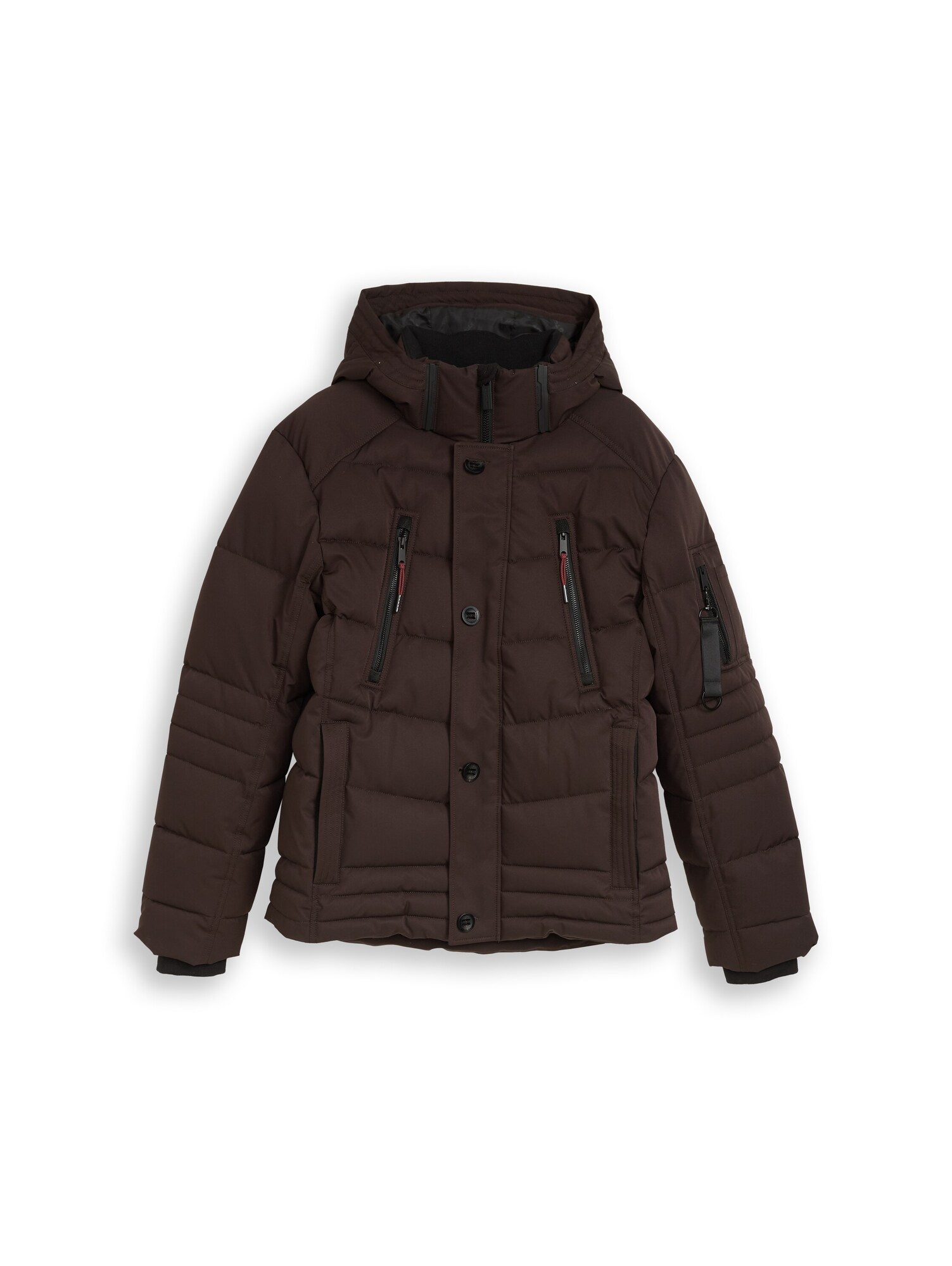 TOM TAILOR Chaqueta de invierno marrón oscuro