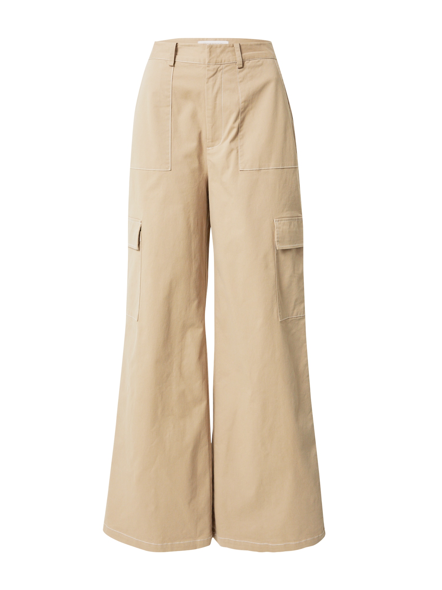 florence by mills exclusive for ABOUT YOU Pantaloni cu buzunare 'Storm Watch'  bej închis