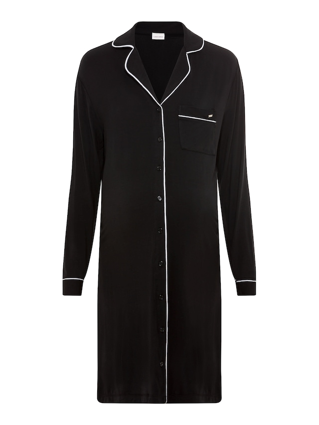 LASCANA, Noční košilka, černá, obrázek 2 z 3