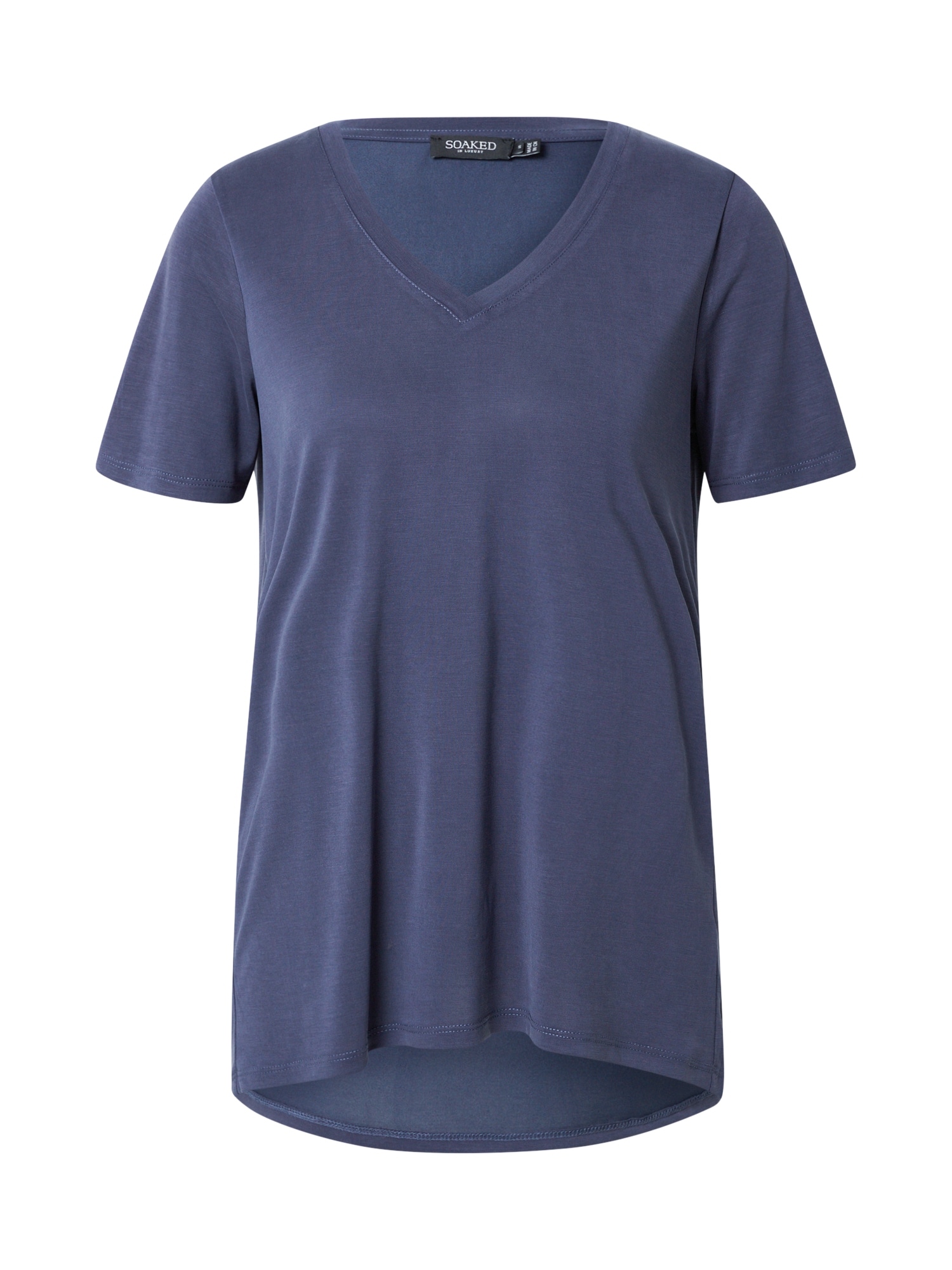 SOAKED IN LUXURY Marškinėliai 'Columbine' tamsiai mėlyna jūros spalva