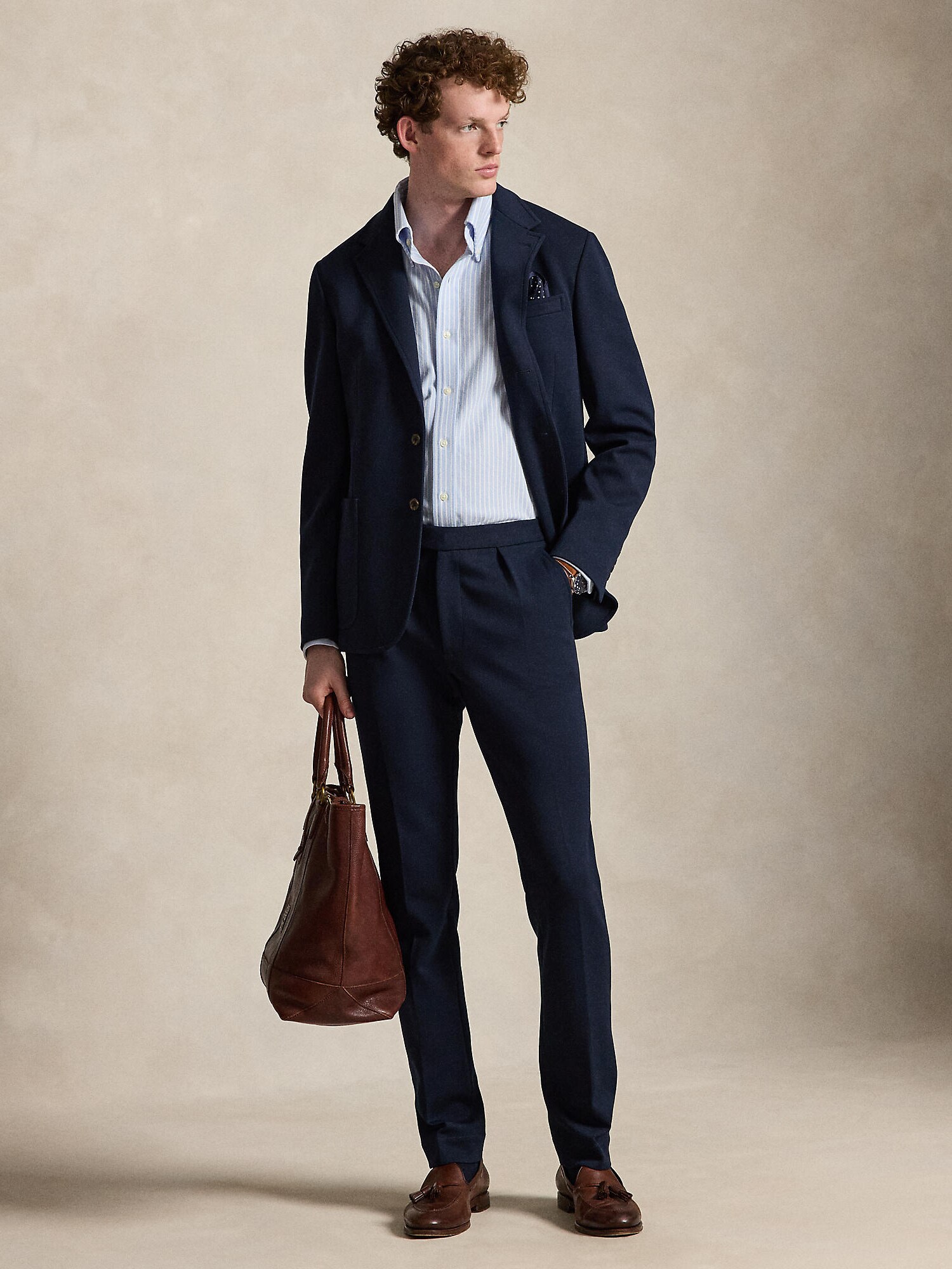 Polo Ralph Lauren Camisa  azul claro / blanco – imagen 8
