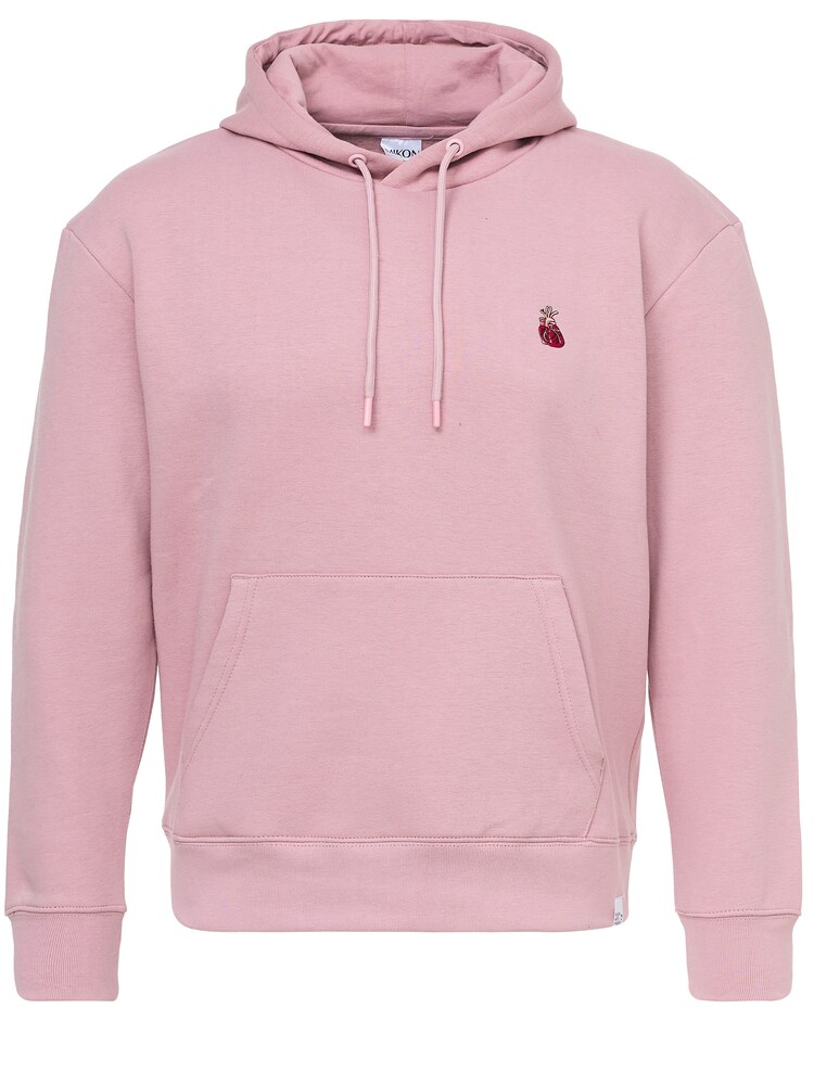 Mikon Sweatshirt 'Herz' Herren Größe XXL pink / rot
