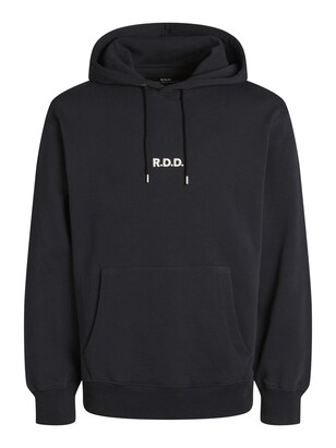 R.D.D. ROYAL DENIM DIVISION Sweatshirt ‘Alex’ Rood / Zwart / Wit