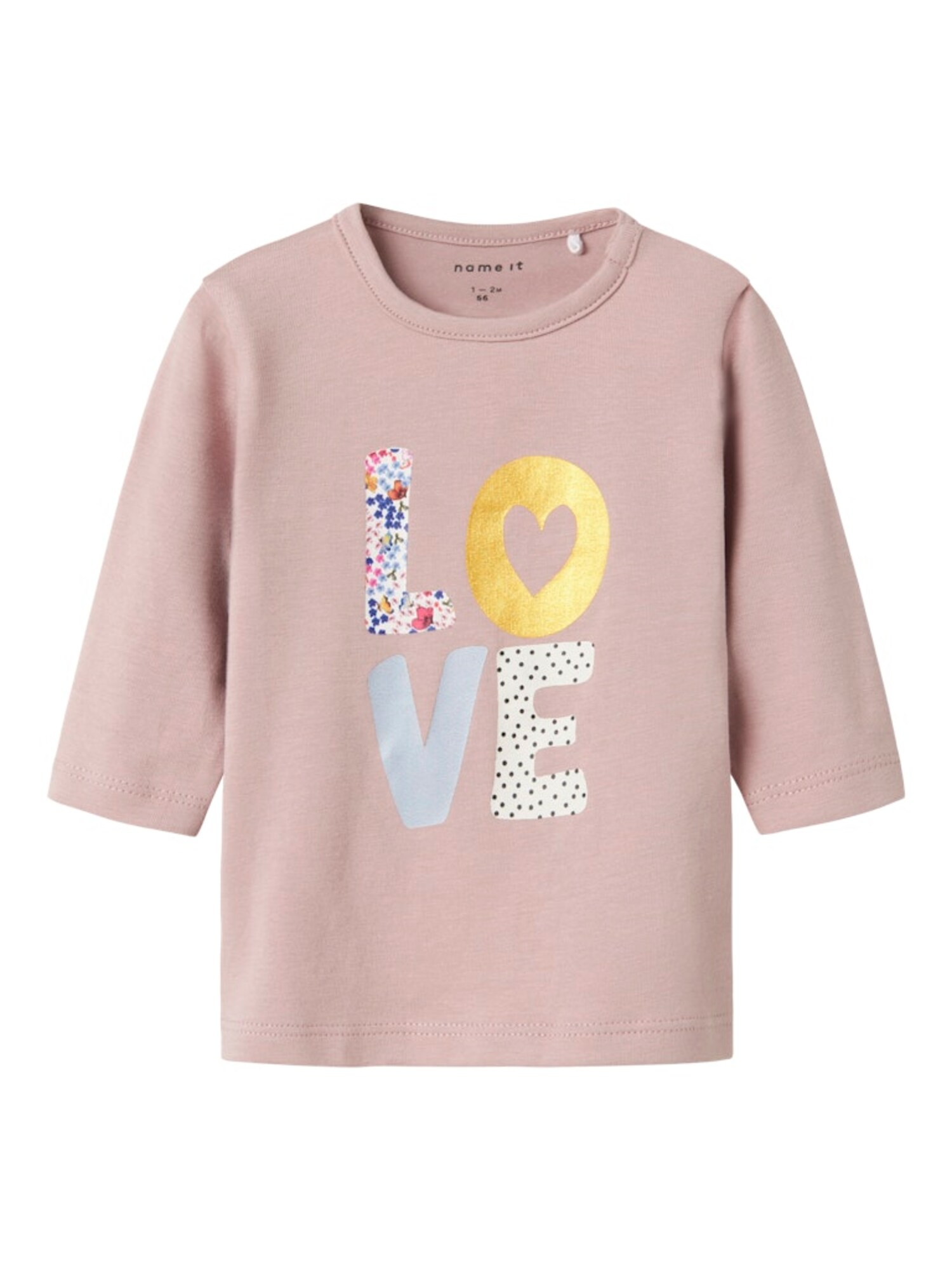 NAME IT Tricou NBFKINDA  albastru deschis / galben / mov liliachiu / alb