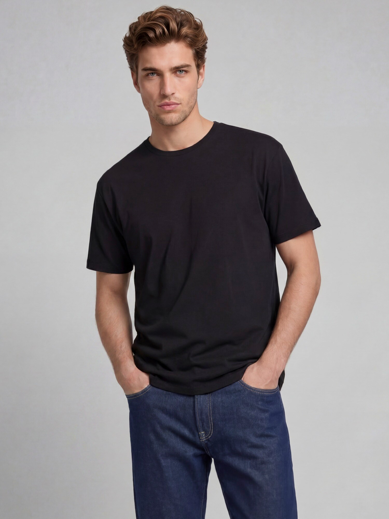 JJ Rebel Tricou JREBCREST negru