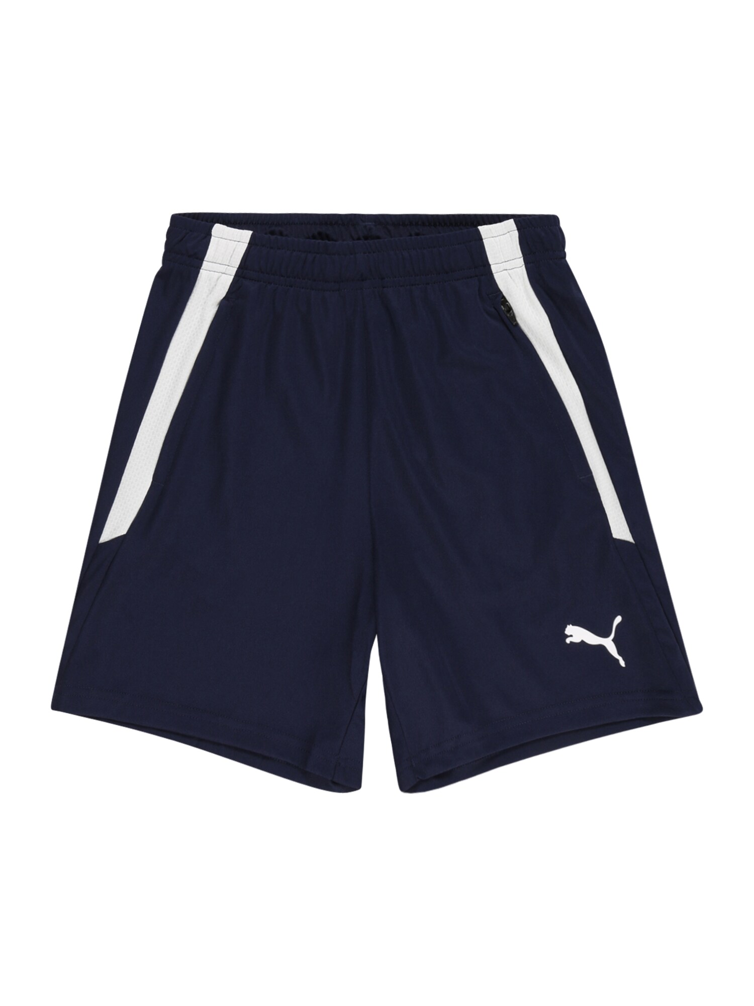 PUMA Pantaloni sport Team Liga  bleumarin / alb