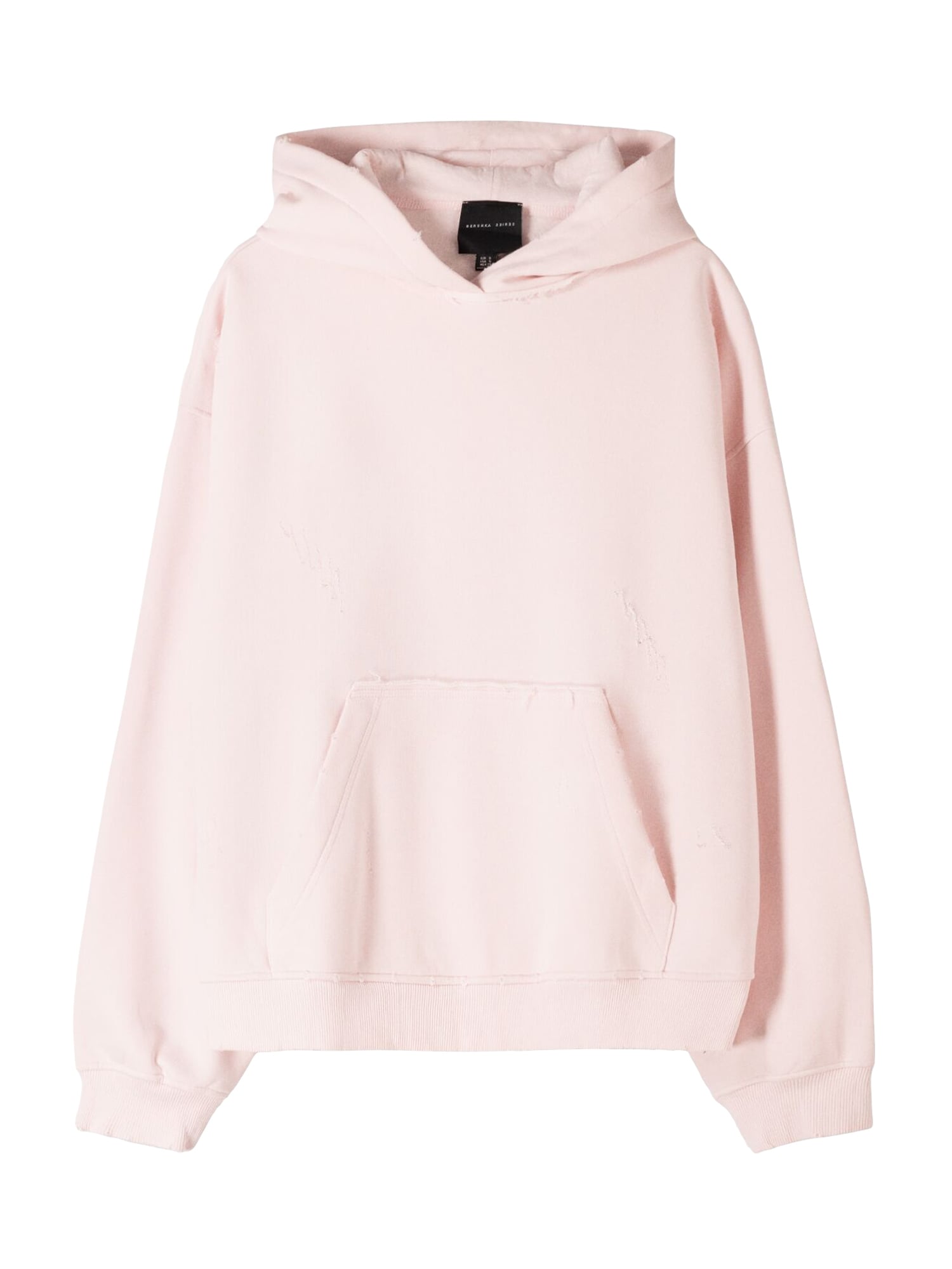 Bershka Bluză de molton  roz deschis