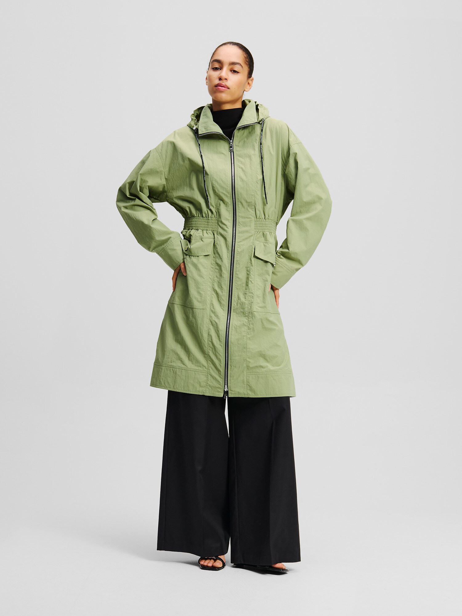 Karl Lagerfeld Átmeneti parka  menta / fekete termék 2. képe