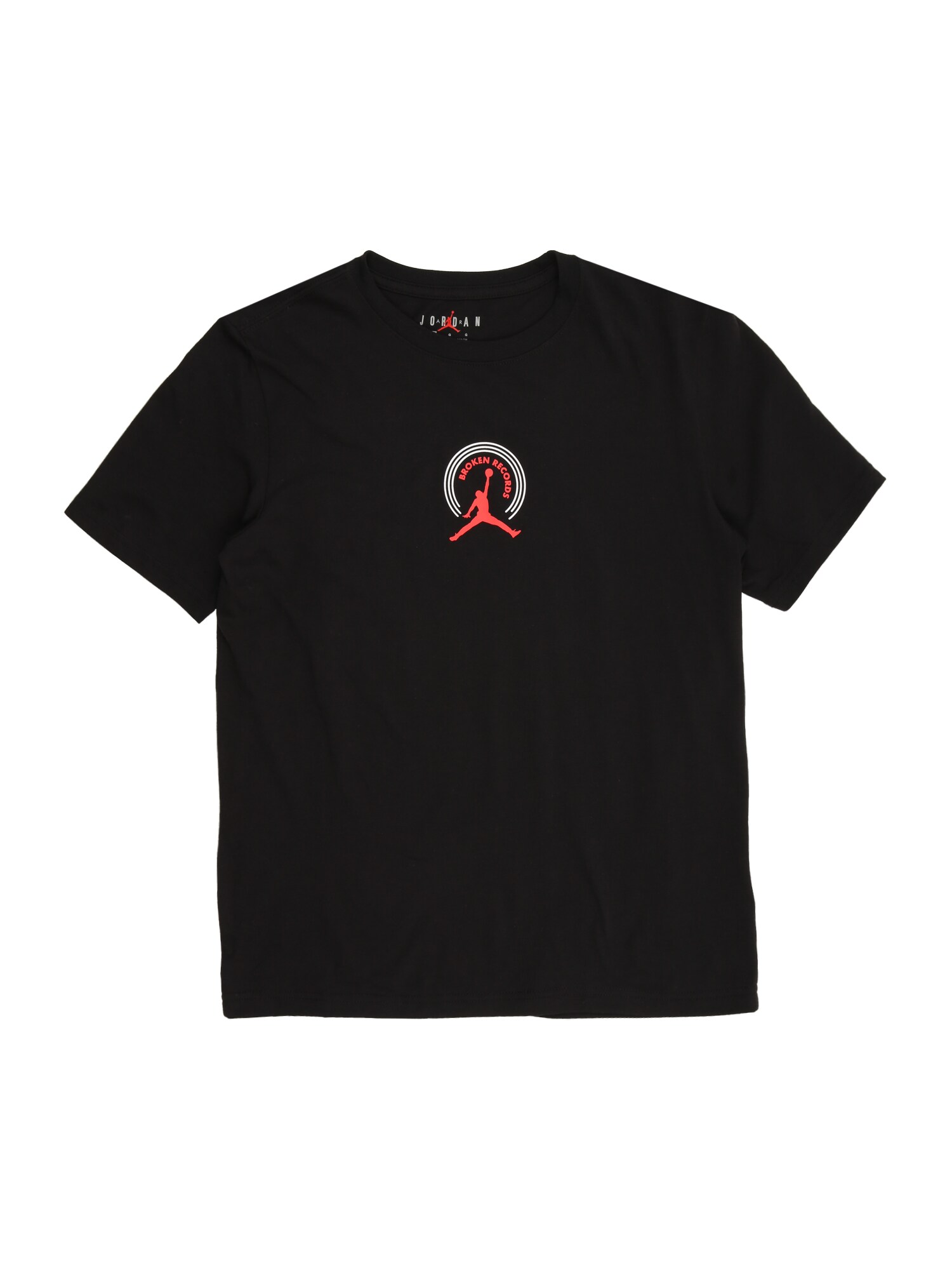 Jordan Tricou BROKEN RECORDS  roșu deschis / negru / alb