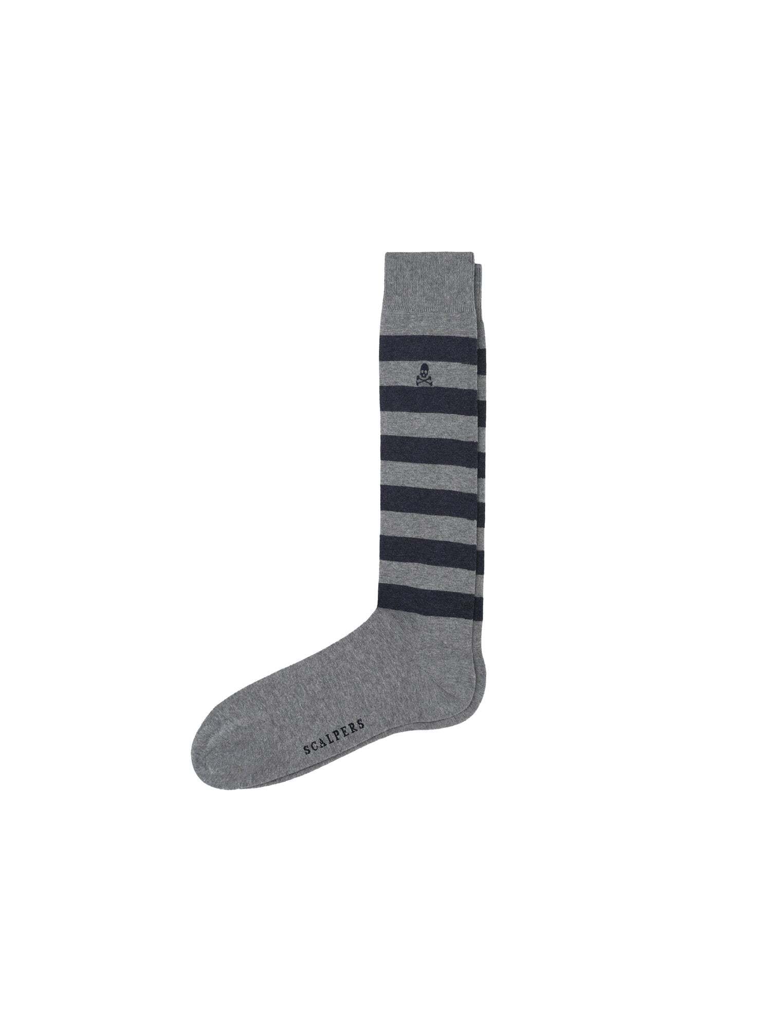 Scalpers Къси чорапи  антрацитно черно / сив меланж