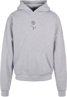 Merchcode Sweatshirt ‘Rose’ Grijs / Zwart