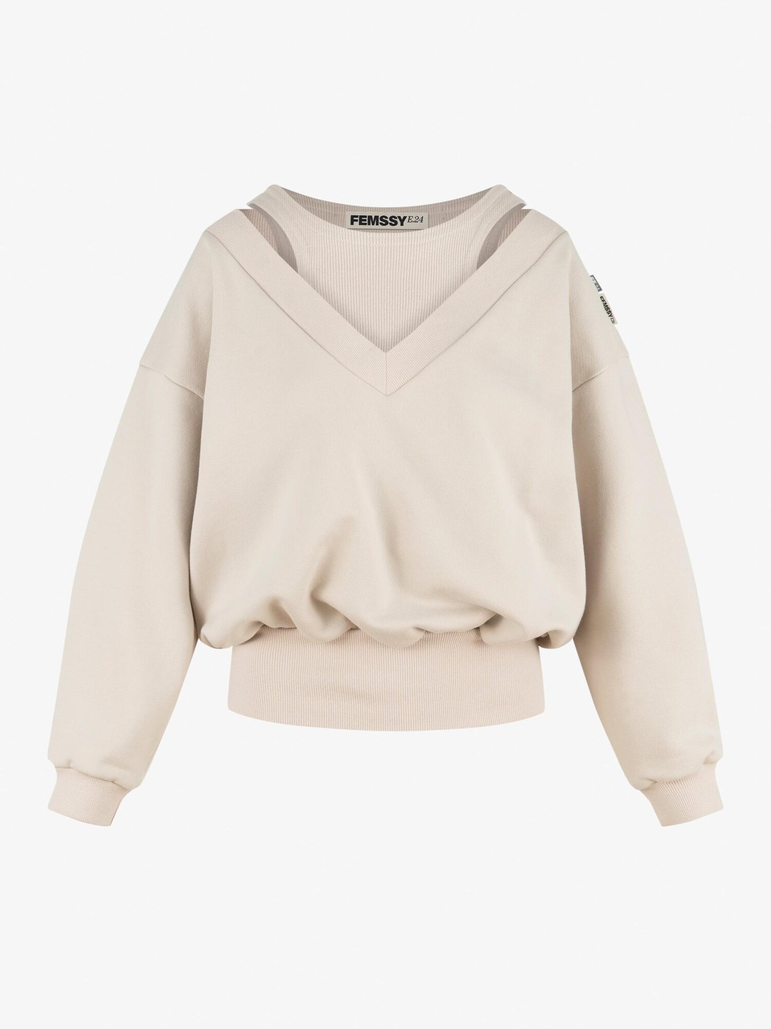 FEMSSY Felpa 'VALLURE'  beige