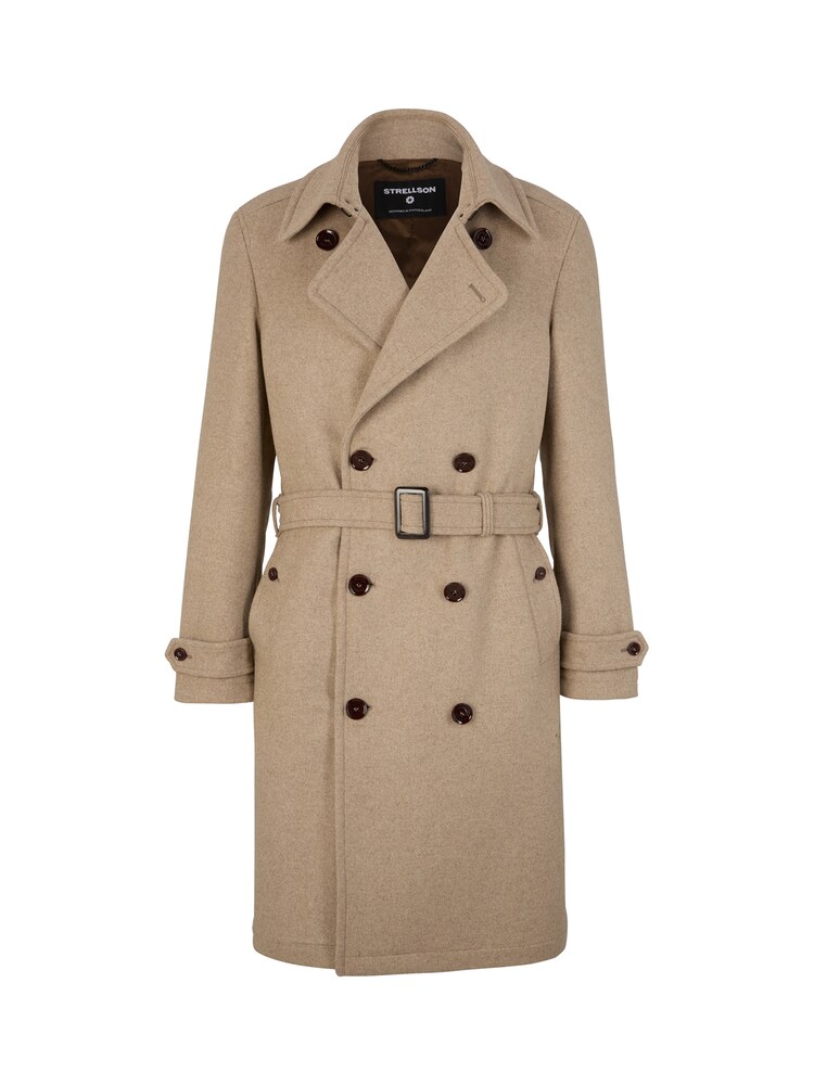 STRELLSON Mantel Herren Größe M/L beige