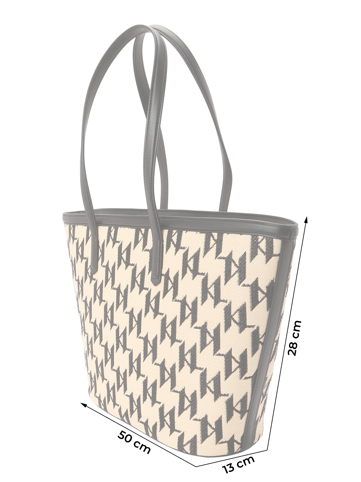 Karl Lagerfeld Shopper táska 'ESSENTIAL'  bézs / fekete termék 2. képe