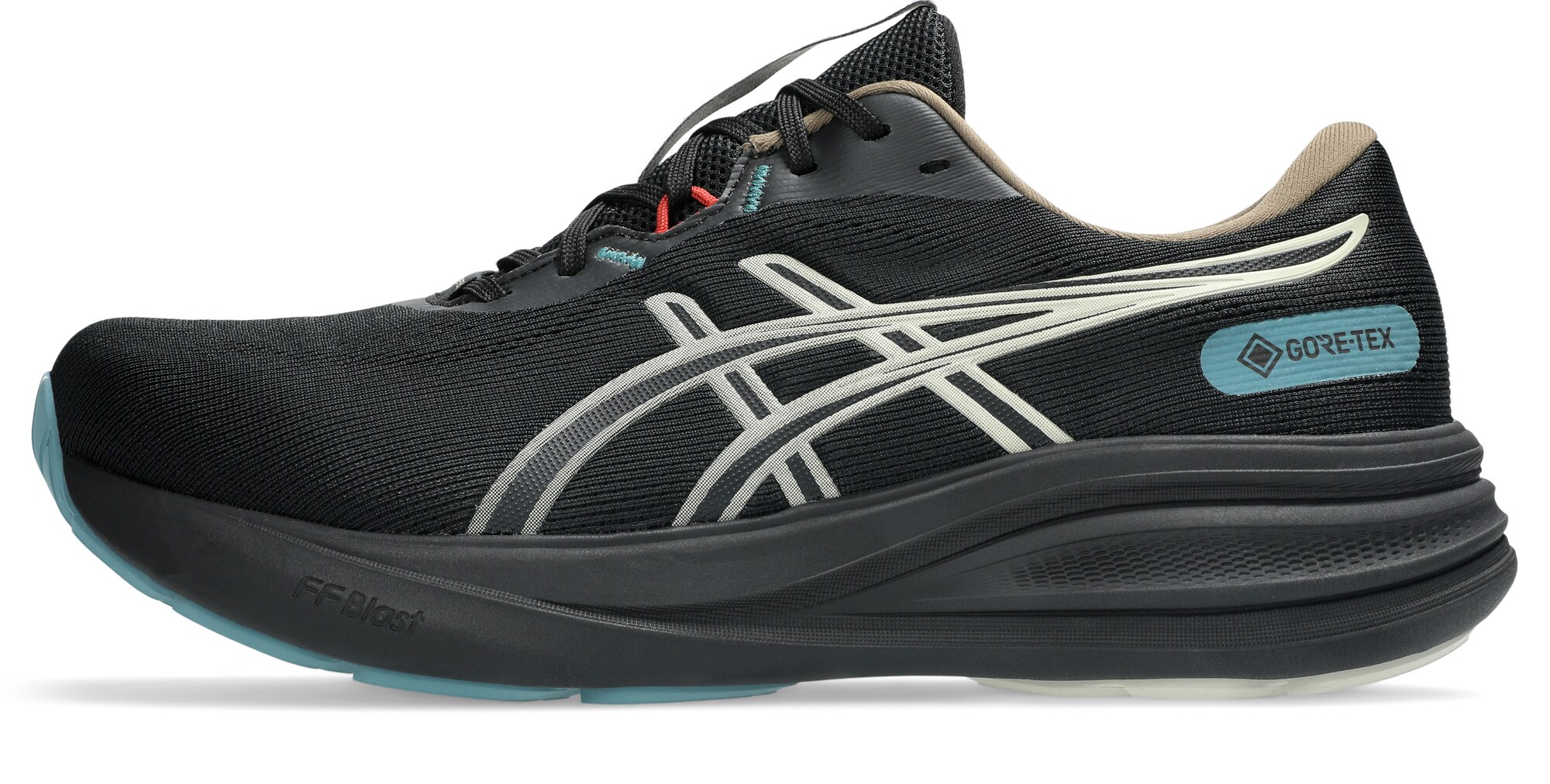 ASICS Sneaker de alergat 'Gel-Pulse 17'  ecru / cyan / negru