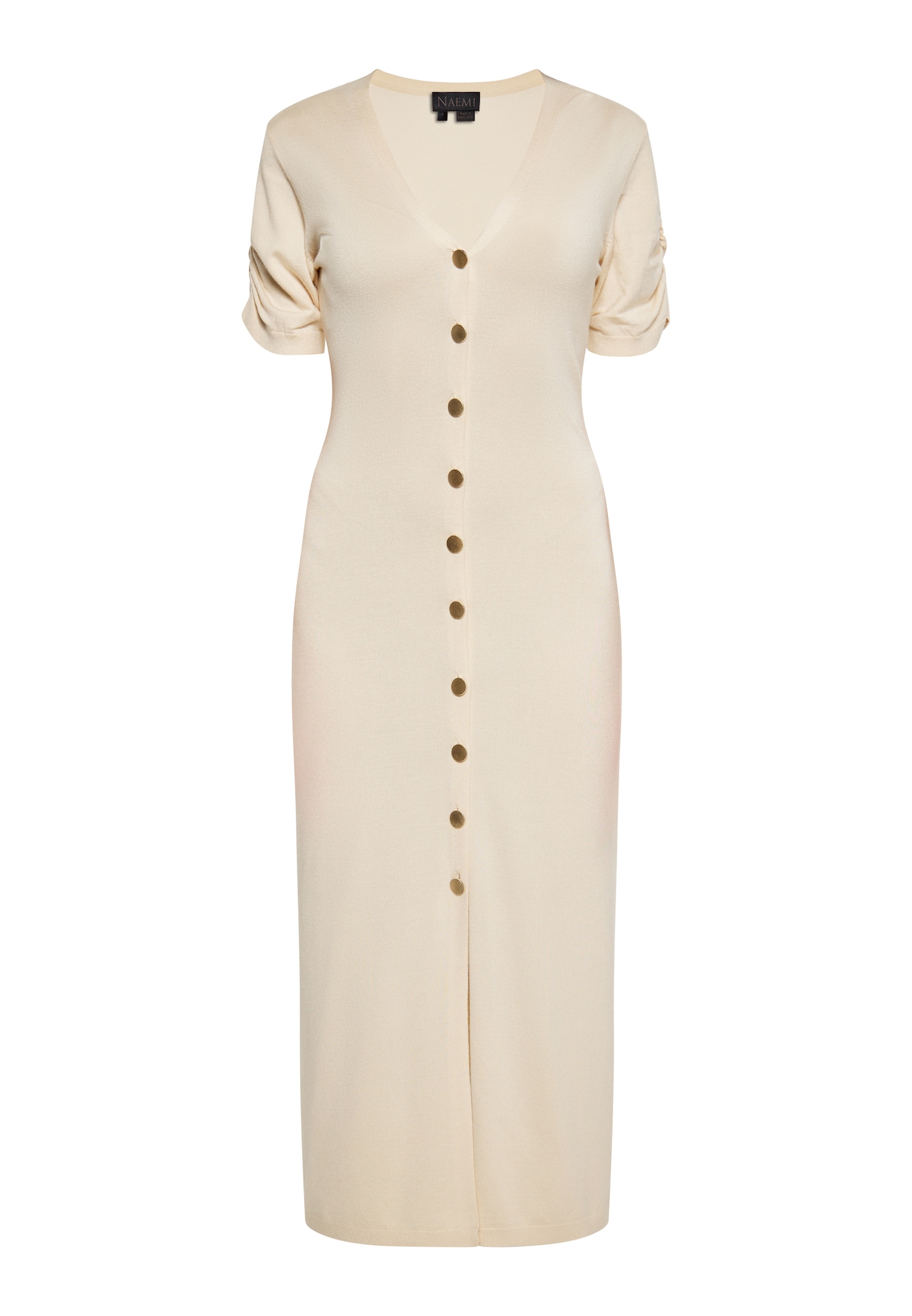 NAEMI Rochie tricotat  ecru