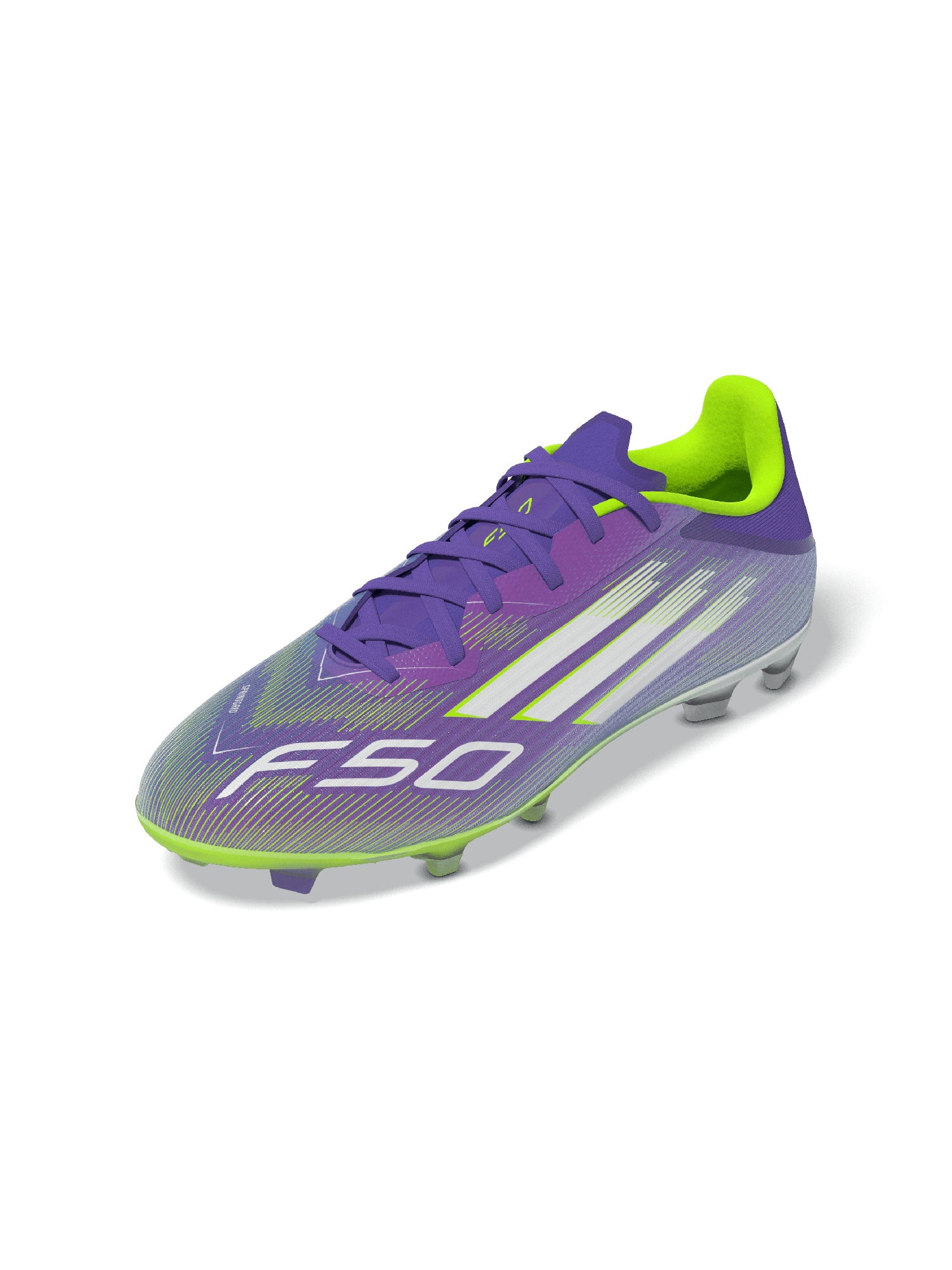 ADIDAS PERFORMANCE Ghete de fotbal F50 League  lila / mov închis / argintiu / alb murdar