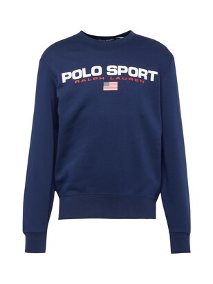 Polo Ralph Lauren Sweatshirt Navy / Pastelrood / Wit