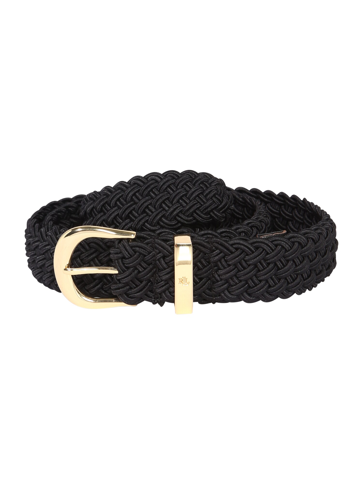 Lauren Ralph Lauren Diržas 'Braided Stretch'  juoda