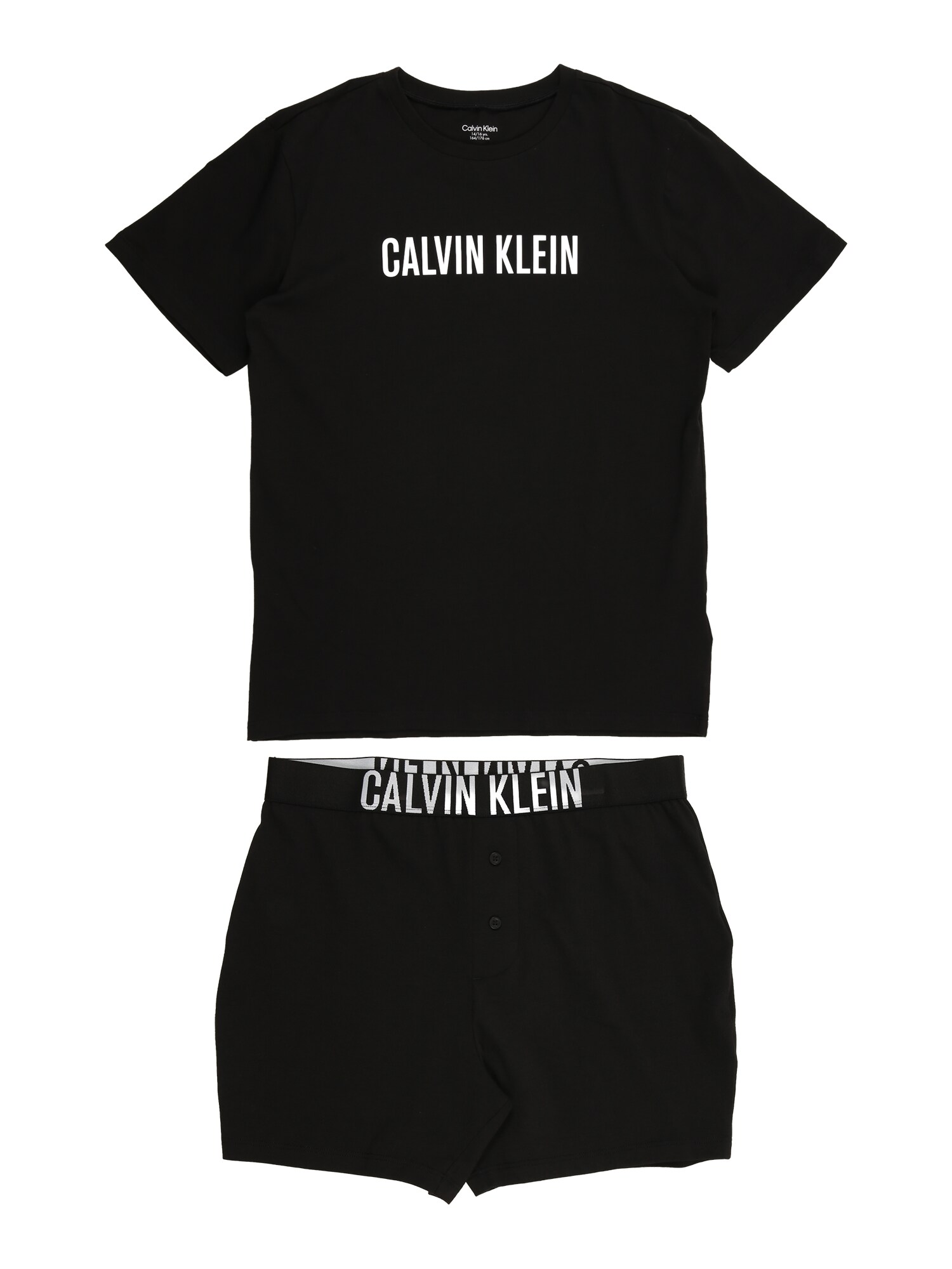 Calvin Klein Underwear Pijamale  negru / alb