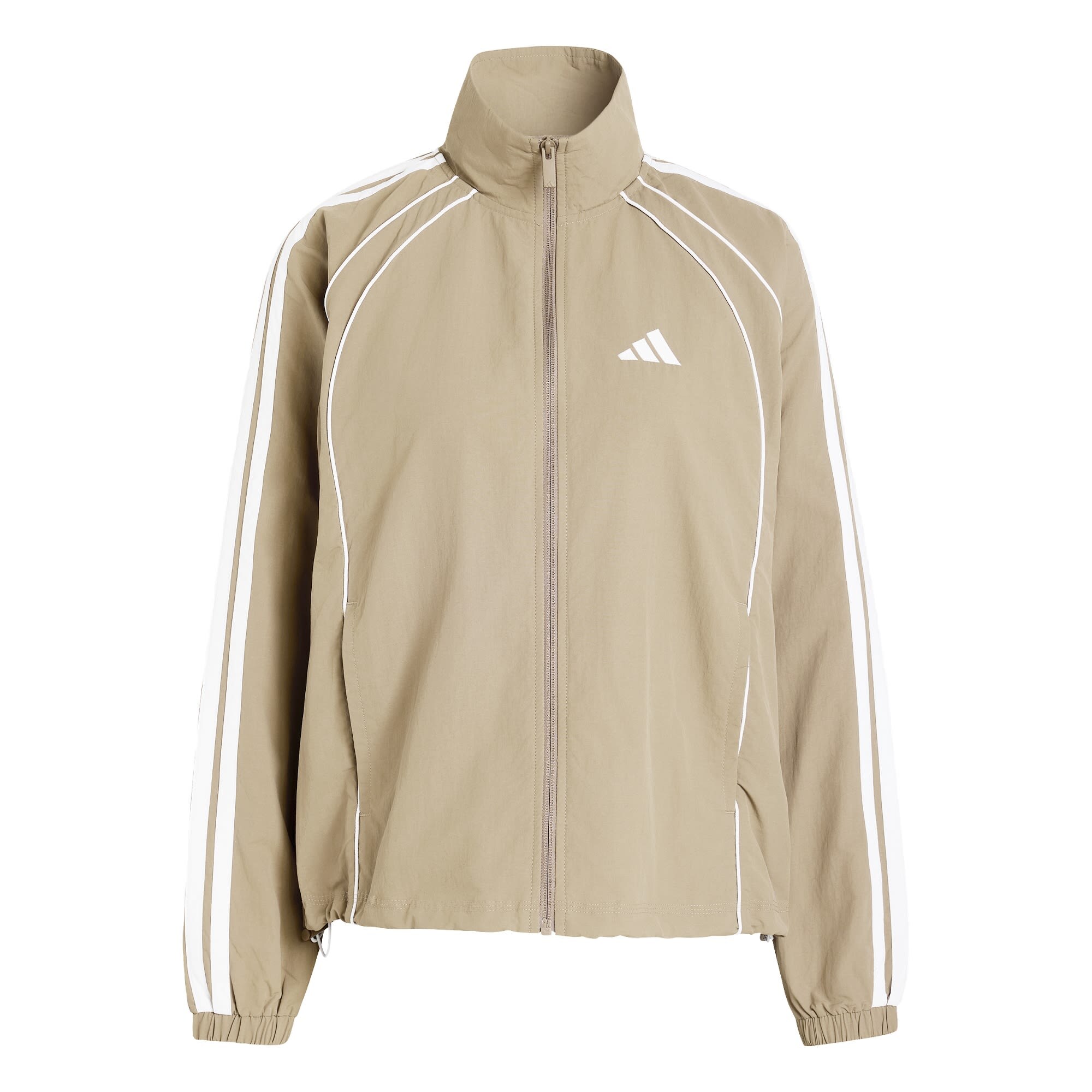Adidas Sportswear Trainingsjack 'Iconic' Kaki / Wit