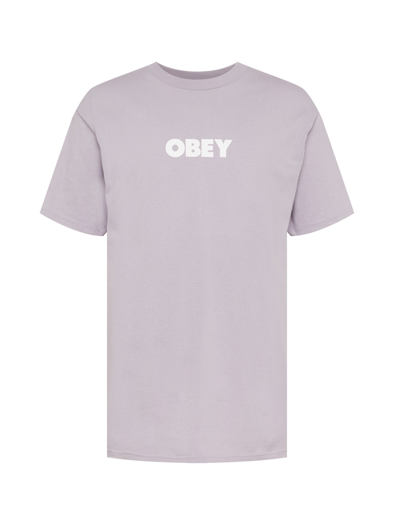 Obey Marškinėliai 'BOLD' purpurinė / balta