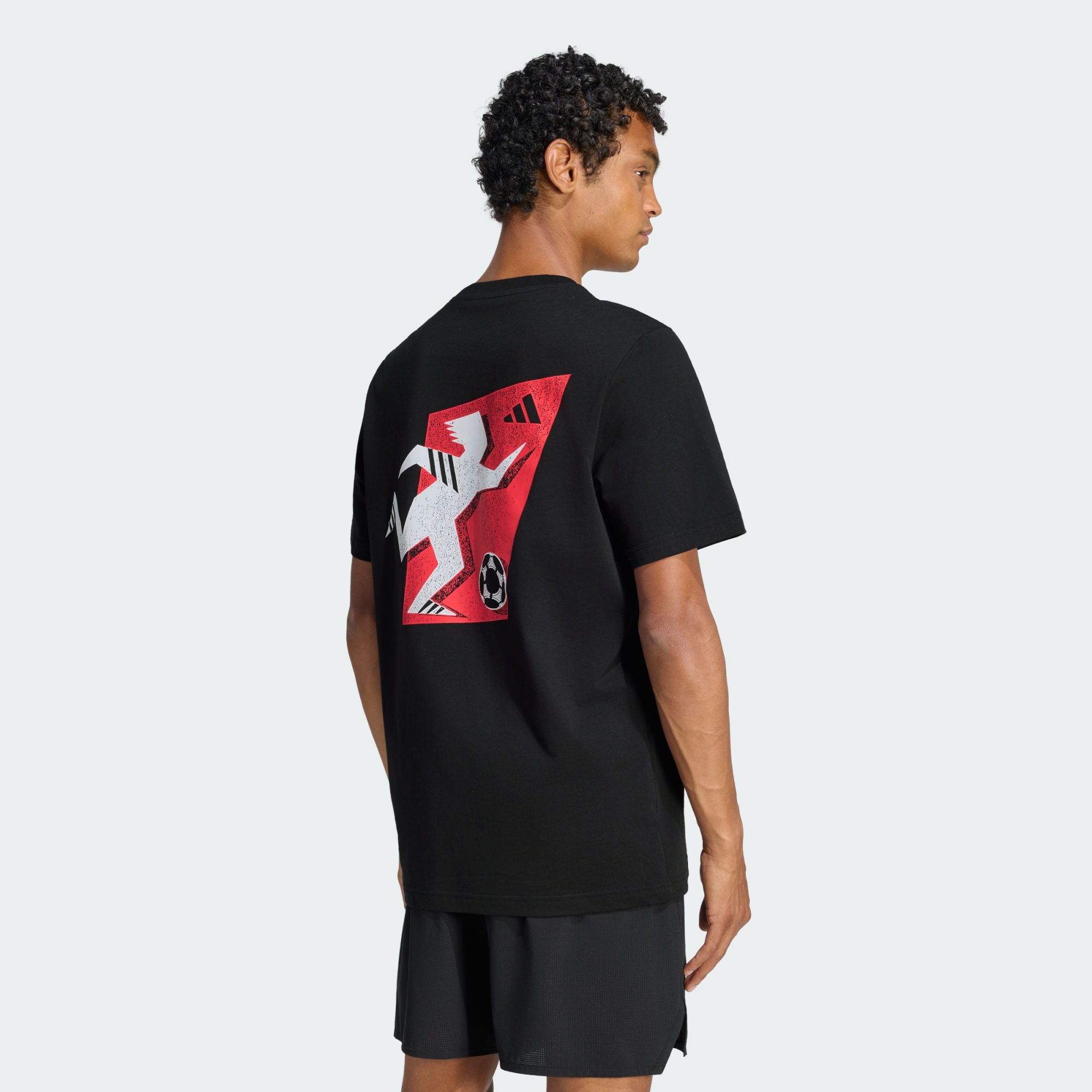 ADIDAS PERFORMANCE Camiseta funcional 'Predator'  rojo / negro / blanco – imagen 3