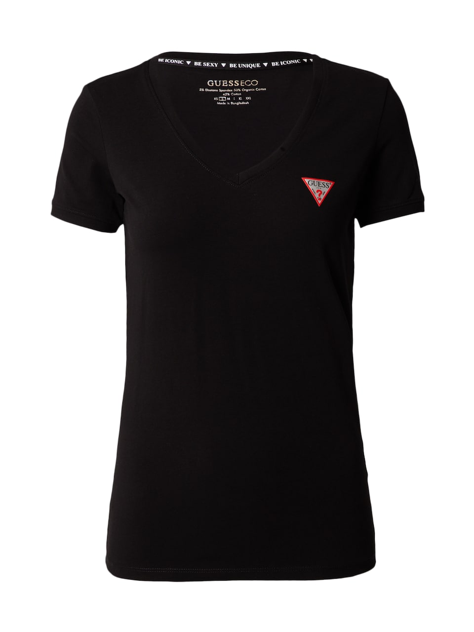 T-shirt ljusgrå / röd