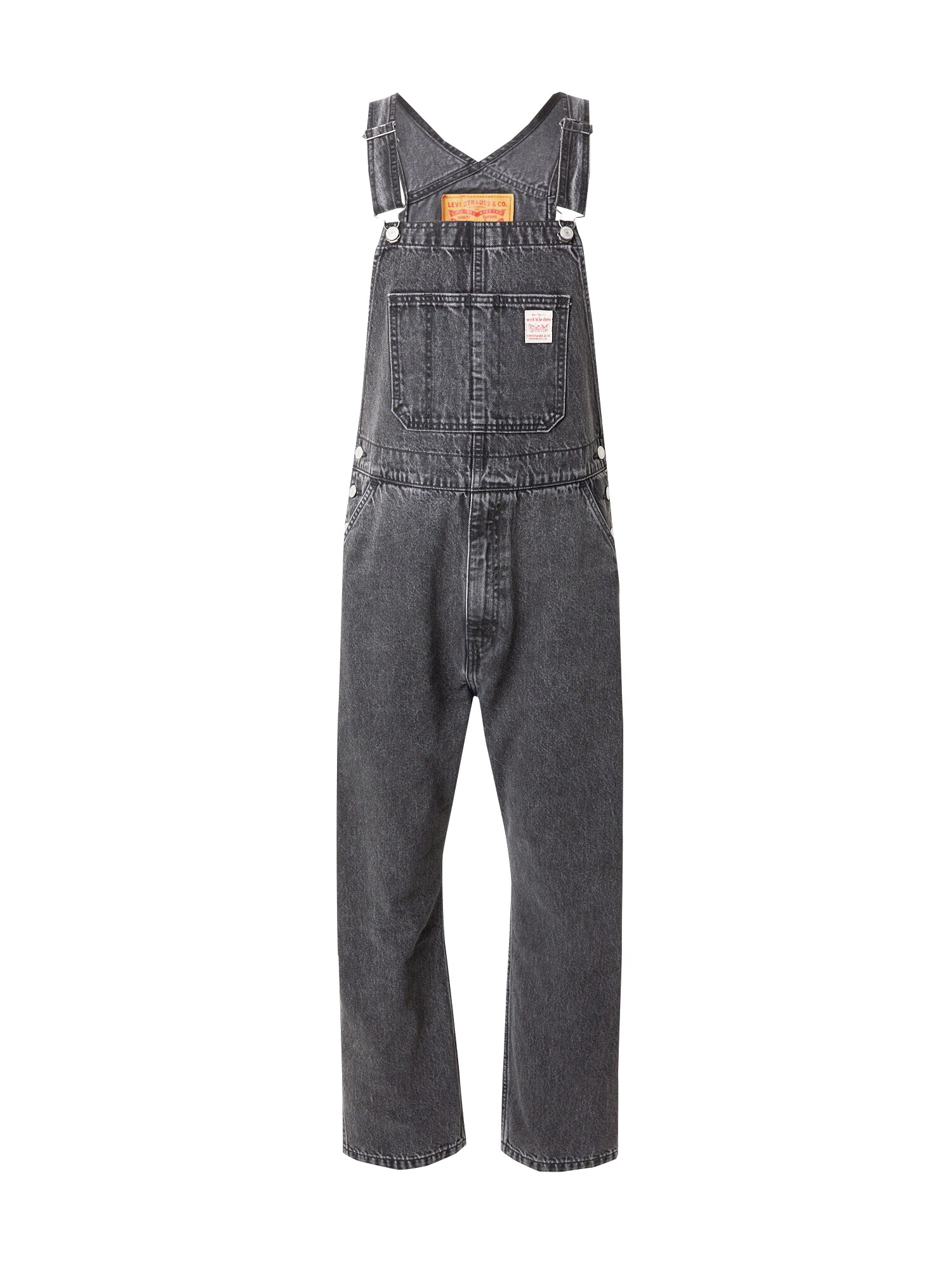LEVI'S ® Kantáros farmer 'Skipper Knit Polo'  fekete akciós termékkép 1