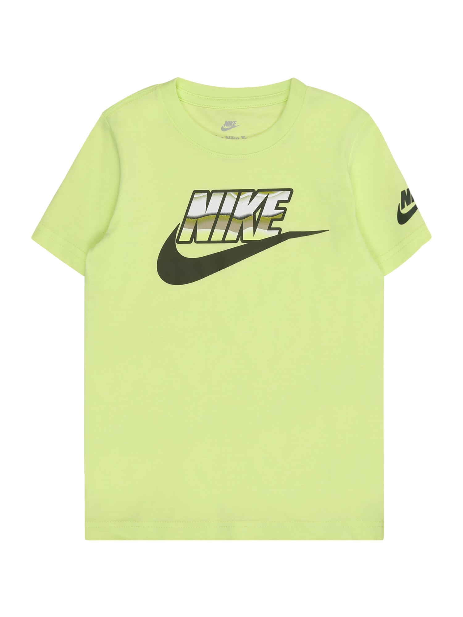 Nike Sportswear Póló 'FUTURA'  limone / fekete / fehér akciós termékkép 1