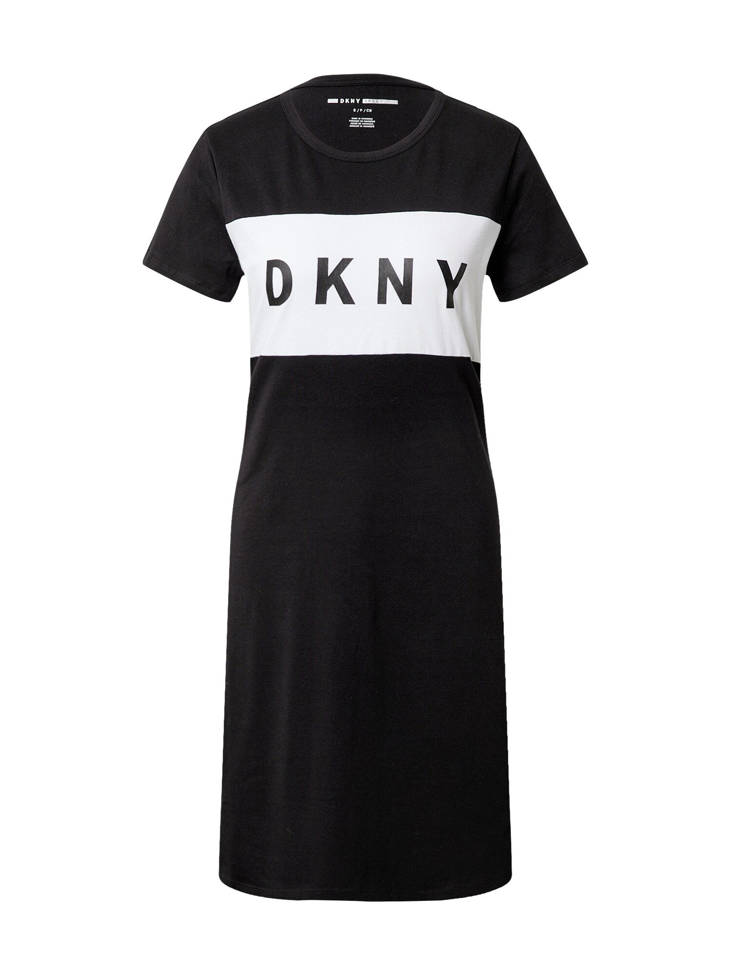 DKNY Performance Suknelė  juoda / balta