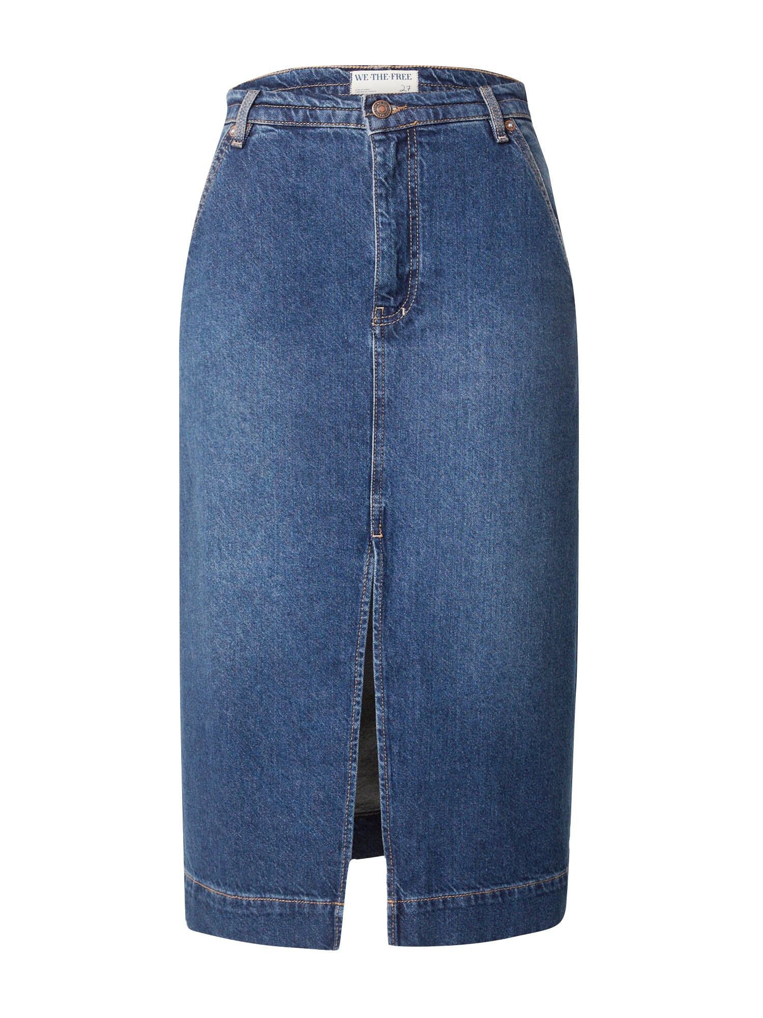 Free People Sukňa  modrá denim