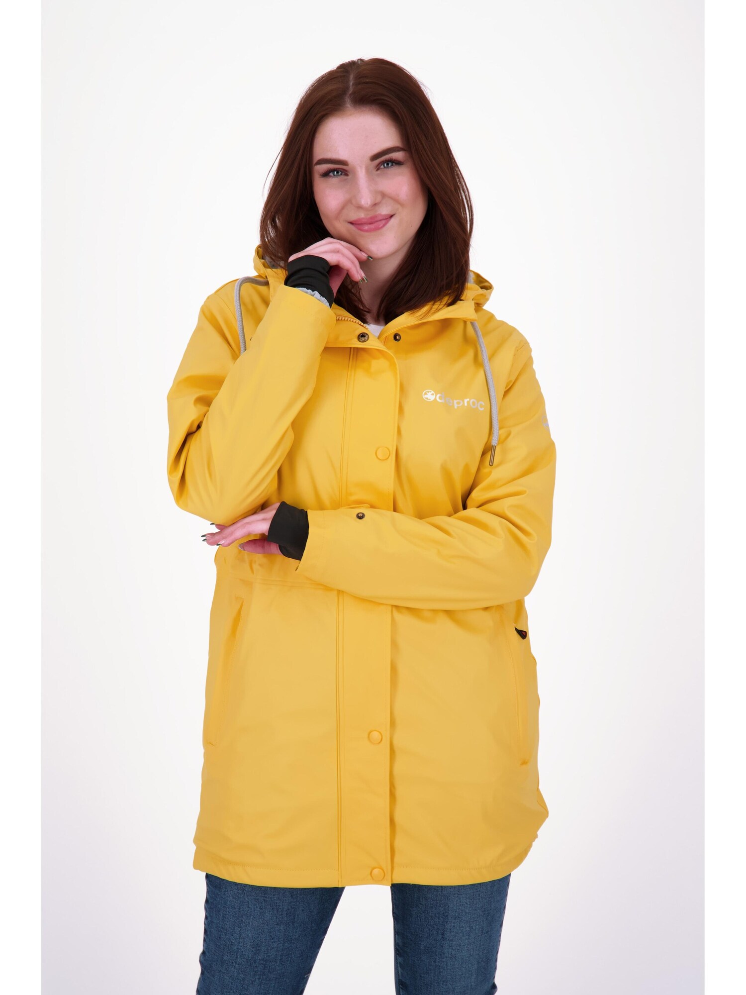 deproc Outdoor jakna 'Friesennerz ELLESMERE WMN' svijetložuta
