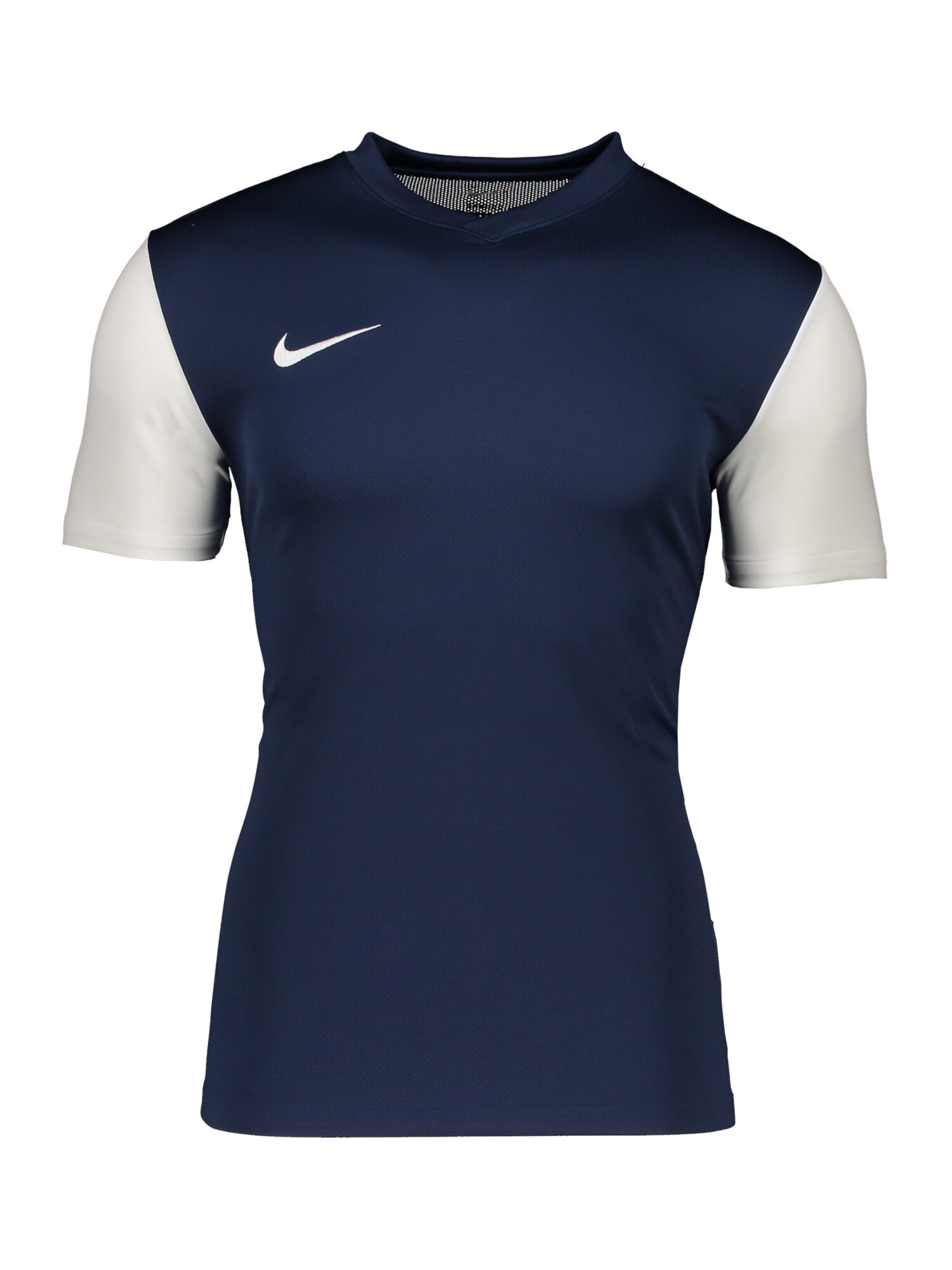 NIKE Tricou funcțional Tiempo Premier II  bleumarin / alb