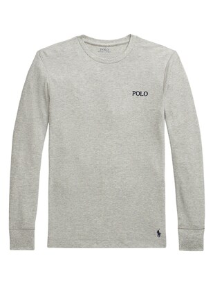 Polo Ralph Lauren Shirt Grijs gemêleerd / Zwart